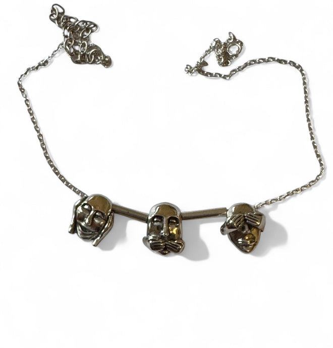 See no evil, Speak no evil, Hear no evil pendant