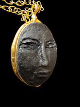 Load image into Gallery viewer, Clay spirit face pendant