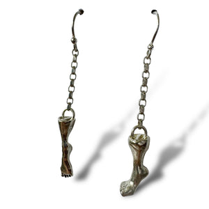 Feet earrings