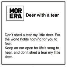 Load image into Gallery viewer, Deer with a tear pendant
