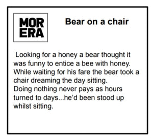 Bear on a chair
