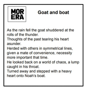 Goat in a boat