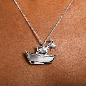 Goat in a boat