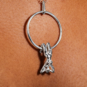 Acrobat on hoop pendant